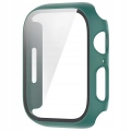 Etui + szkło do Apple Watch 4/5/6/SE 44mm - Odporny case (Czarne)