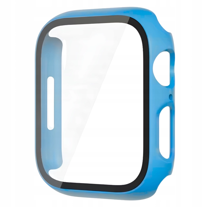 Etui + szkło do Apple Watch 4/5/6/SE 40mm - Odporny case (Niebieskie)