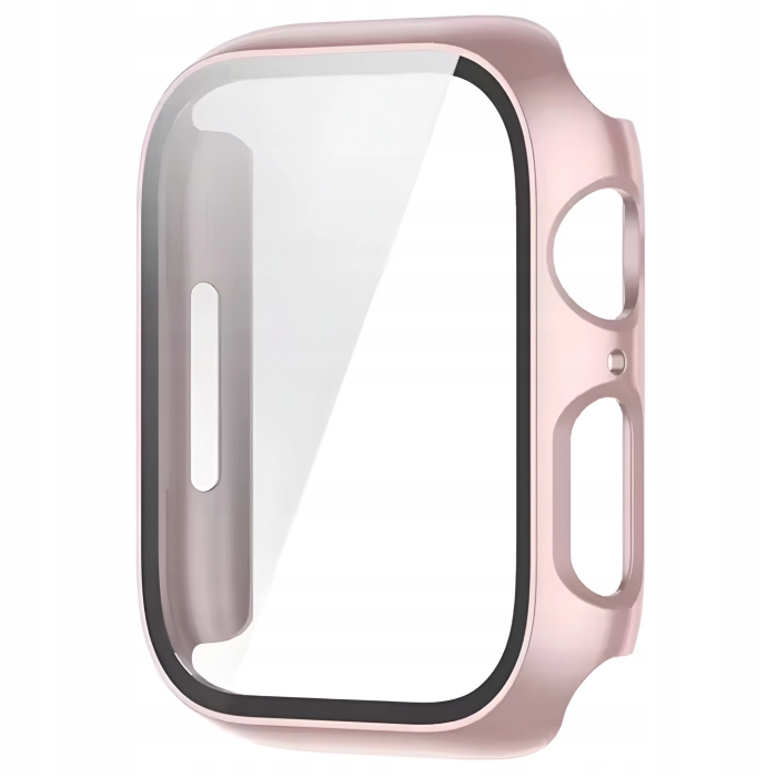 Etui + szkło do Apple Watch 4/5/6/SE 40mm - Odporny case (Różowe)
