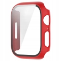 Etui + szkło do Apple Watch 7/8/9 41mm - Odporny case (Czerwone)