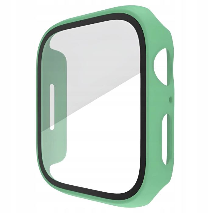 Etui + szkło do Apple Watch 7/8/9 41mm - Odporny case (Jasnozielone)