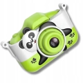 Aparat fotograficzny cyfrowy dla dzieci 40 mpx - Panda + Karta 32 GB