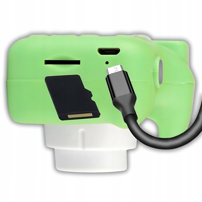 Aparat fotograficzny cyfrowy dla dzieci 40 mpx - Panda + Karta 32 GB