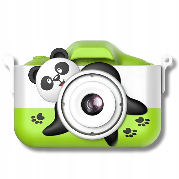 Aparat fotograficzny cyfrowy dla dzieci 40 mpx - Panda + Karta 32 GB