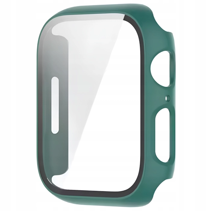 Etui + szkło do Apple Watch 7/8/9 45mm - Odporny case (Zielony)