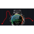Smartwatch męski Z37 - zegarek militarny z GPS i pomiarem tętna i pulsu (Czarny)