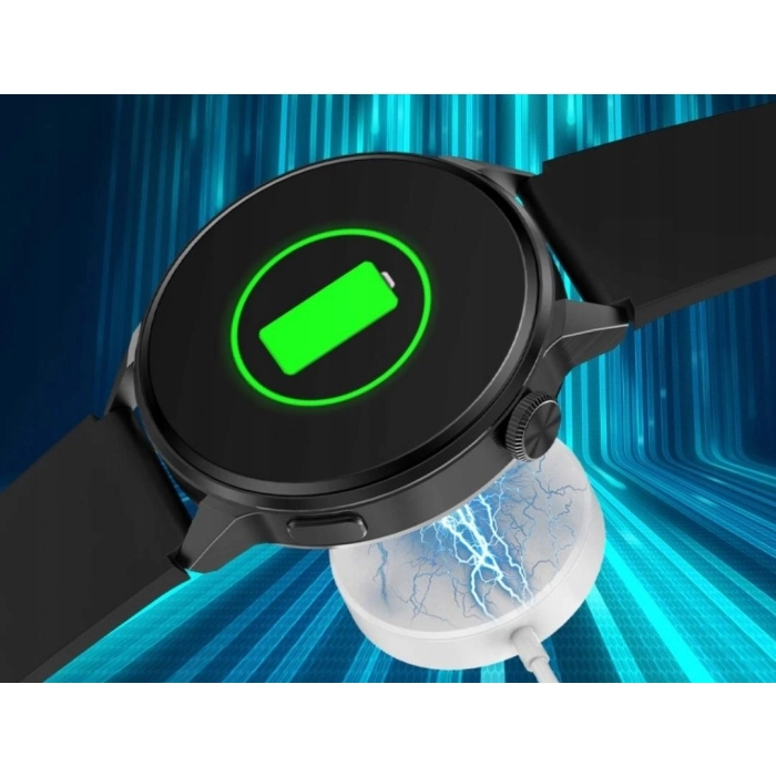 Smartwatch męski, damski Z3 - zegarek sportowy z pomiarem pulsu i EKG + Szkło (Złoty)