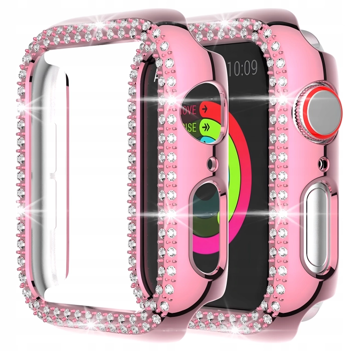 Etui do Apple Watch 4/5/6/SE 40mm - Odporny case (Różowe)