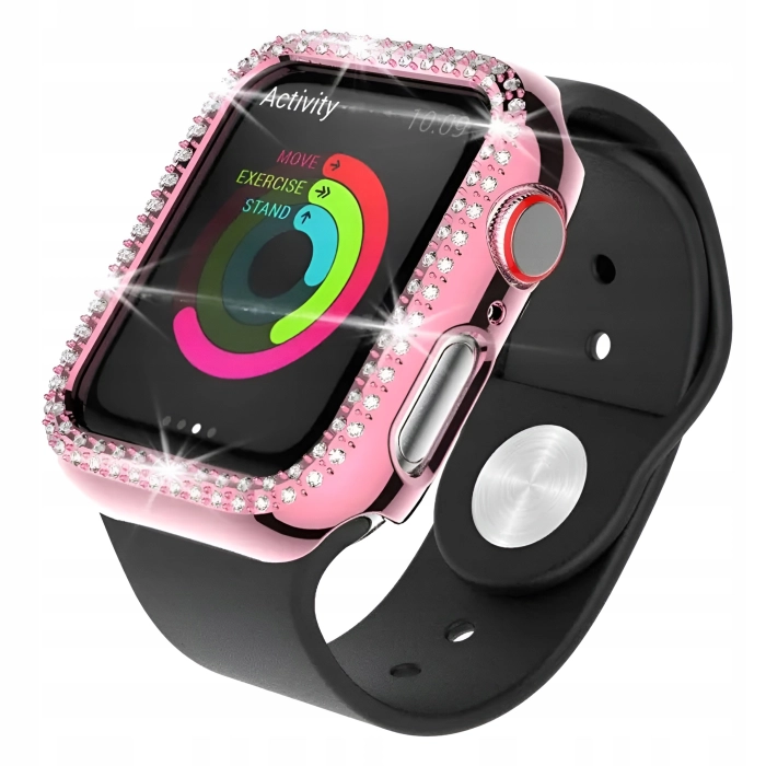 Etui do Apple Watch 7/8/9 45mm - Odporny case (Różowe)