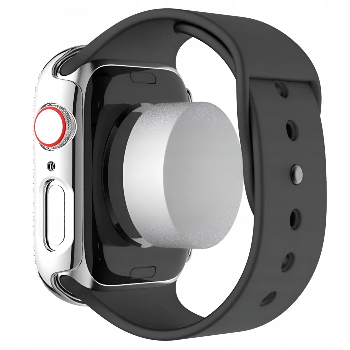 Etui do Apple Watch 7/8/9 45mm - Odporny case (Srebrne)