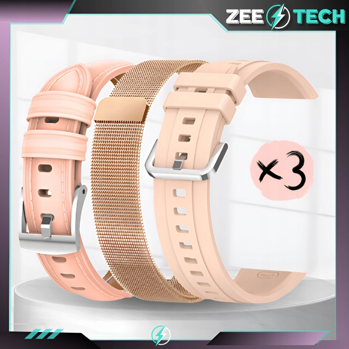 Smartwatch damski Z4 - zegarek z pomiarem cukru oraz prowadzeniem rozmów (Różowy)