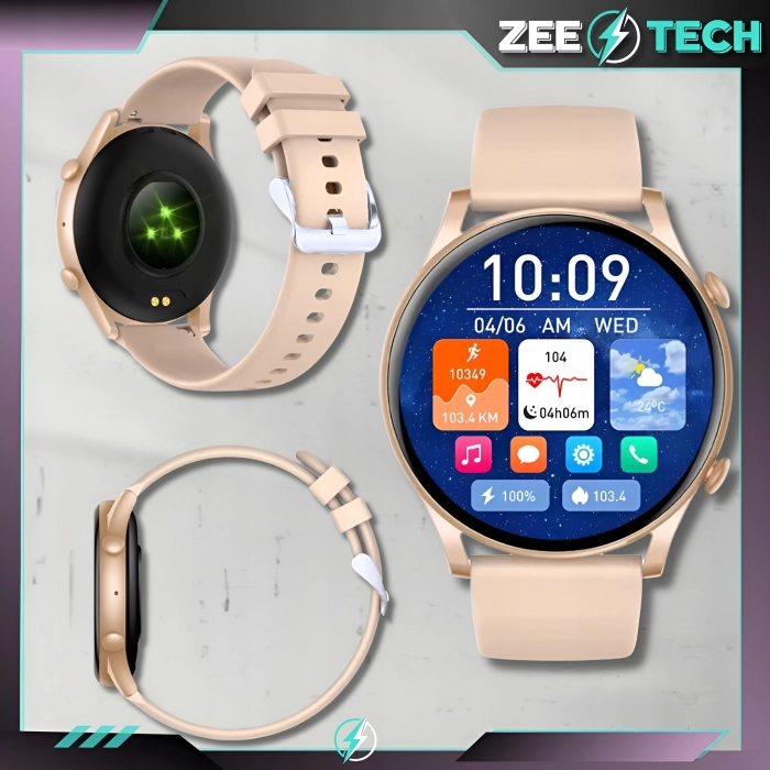 Smartwatch zegarek damski rozmowy język polski sport smart watch 2 paski + szkło