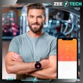 Smartwatch zegarek męski rozmowy język polski sport smart watch 2 paski + szkło
