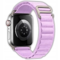 Pasek materiałowy do Apple Watch 1/2/3/4/5/6/7/8/9/SE 42mm 44mm 45mm 49mm (Fioletowy)