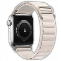 Pasek materiałowy do Apple Watch 1/2/3/4/5/6/7/8/9/SE 38mm 40mm 41mm (Beżowy)