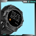 Smartwatch męski, damski Z68 - zegarek sportowy z pomiarem pulsu, kroków (Czerwony)