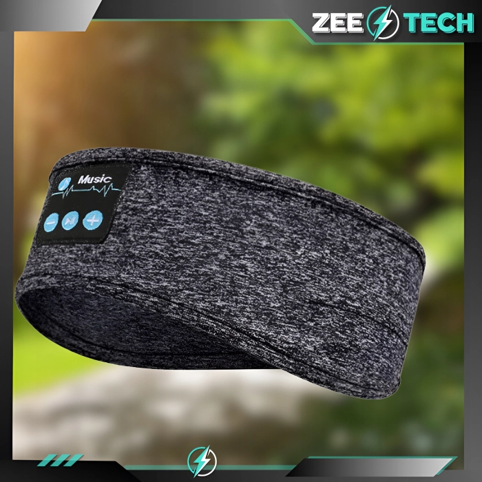 Opaska na głowę z słuchawkami do biegania, spania - Bluetooth