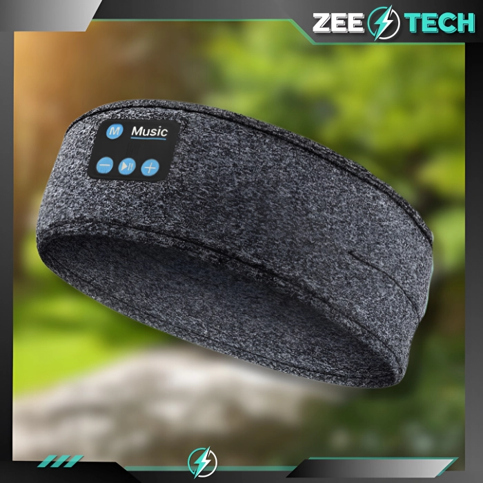 Opaska na głowę z słuchawkami do biegania, spania - Bluetooth