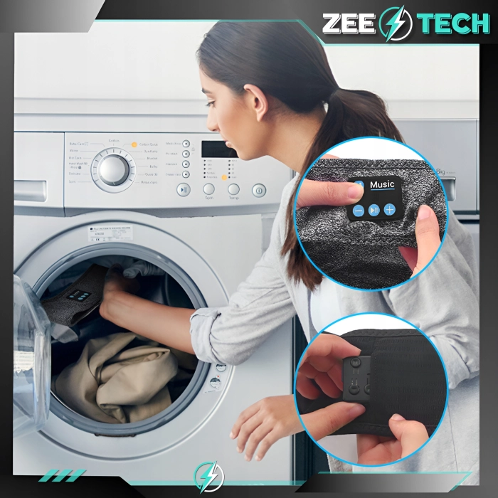 Opaska na głowę z słuchawkami do biegania, spania - Bluetooth