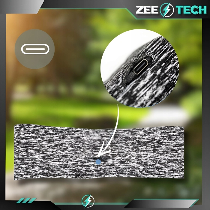 Opaska na głowę z słuchawkami do biegania, spania - Bluetooth