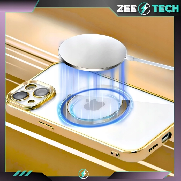 Etui do iPhone 13/14 - odporny case Magsafe (Złote)