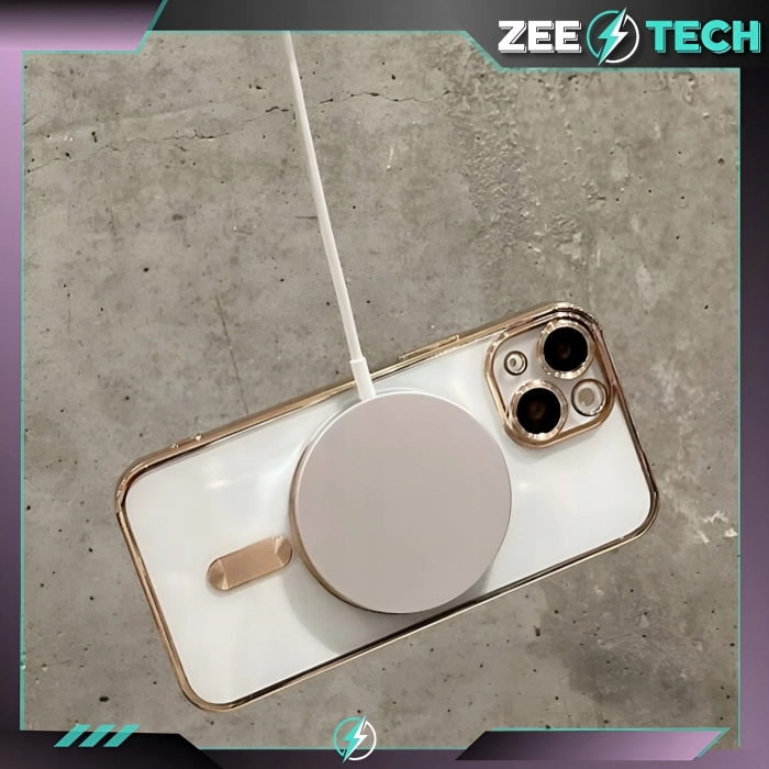 Etui do iPhone 15 - odporny case Magsafe (Złote)