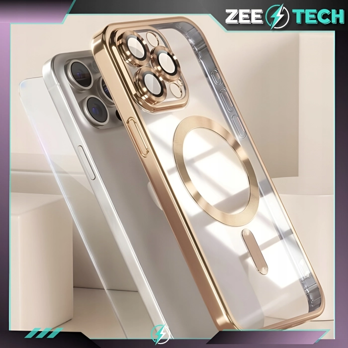 Etui do iPhone 13 Pro - odporny case Magsafe (Złote)