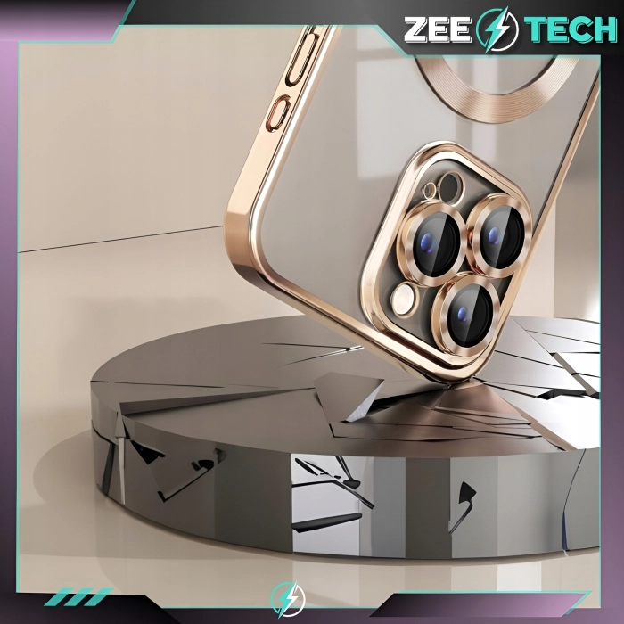 Etui do iPhone 13 Pro - odporny case Magsafe (Złote)