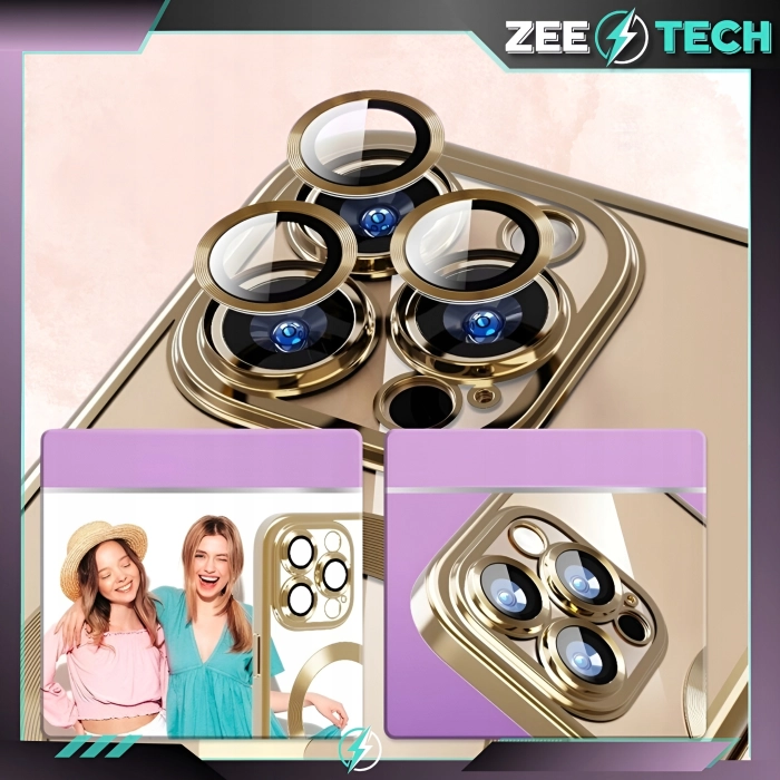 Etui do iPhone 15 Pro - odporny case Magsafe (Złote)