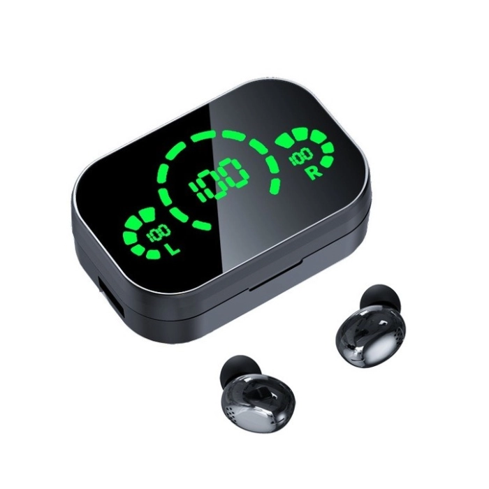 Słuchawki bezprzewodowe douszne z mikrofonem Z04 - sportowe gamingowe Bluetooth + Powerbank