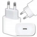 Szybka ładowarka sieciowa USB-C 20W do iPhone 11 12 13 14 15 Pro Max (Biała)