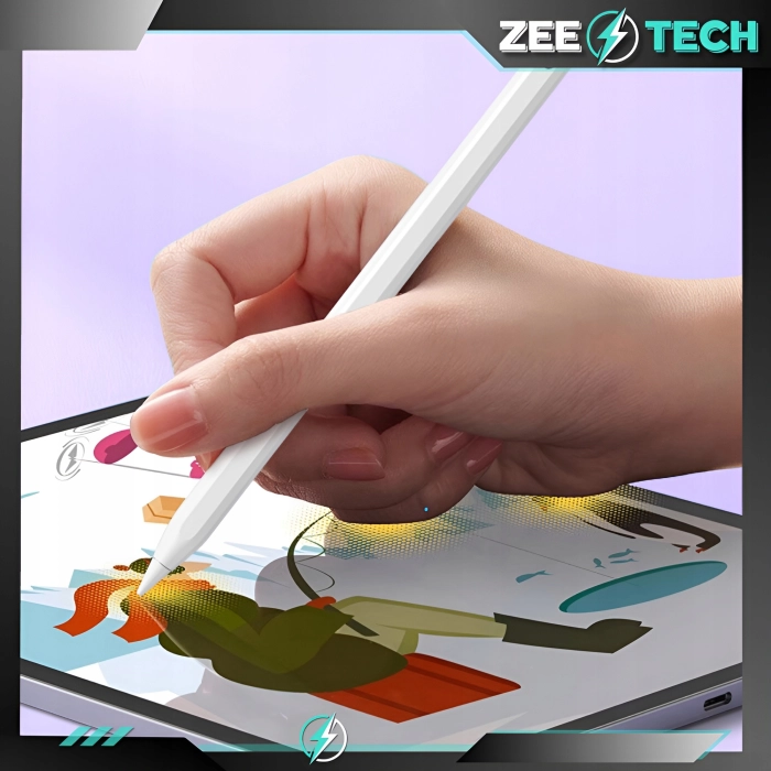 Rysik do iPad Air Pro Mini - Pencil Pen do tabletu Apple + 4 końcówki (Biały)