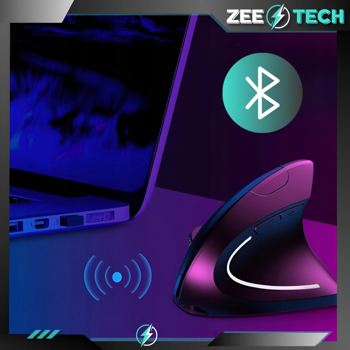 Mysz pionowa bezprzewodowa + baterie