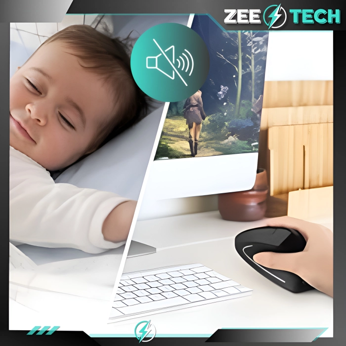 Mysz pionowa bezprzewodowa + baterie