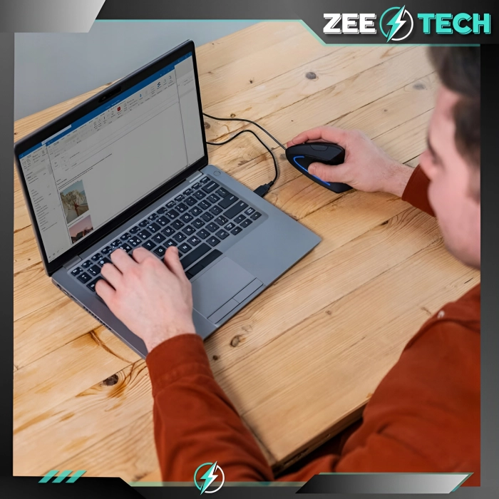 Myszka pionowa przewodowa do komputera, laptopa - wertykalna i cicha