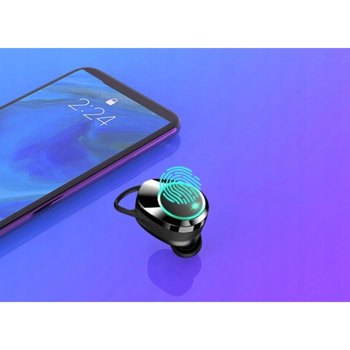 SŁUCHAWKI BEZPRZEWODOWE DOUSZNE Z MIKROFONEM BLUETOOTH SPORTOWE GAMINGOWE