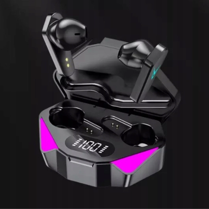 Słuchawki bezprzewodowe douszne z mikrofonem Z15 - sportowe gamingowe Bluetooth + Powerbank