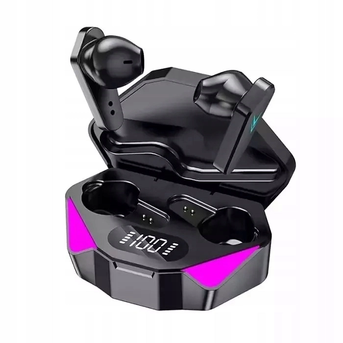 Słuchawki bezprzewodowe douszne z mikrofonem Z15 - sportowe gamingowe Bluetooth + Powerbank