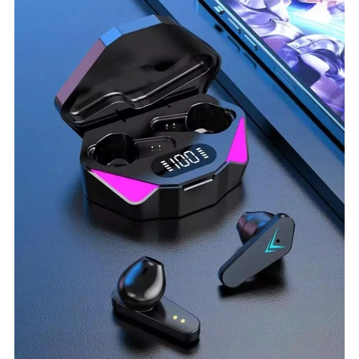 Słuchawki bezprzewodowe douszne z mikrofonem Z15 - sportowe gamingowe Bluetooth + Powerbank