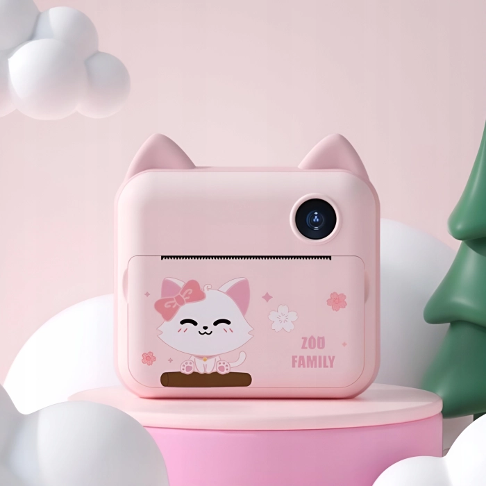 Aparat natychmiastowy cyfrowy fotograficzny dla dzieci z drukarką 16 Rolek