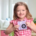 Aparat natychmiastowy fotograficzny dla dzieci z drukarką + Karta 32 GB (Różowy)