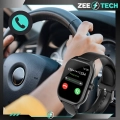 Smartwatch męski, damski Z28 - zegarek sportowy z możliwością prowadzenia rozmów (Czarny)