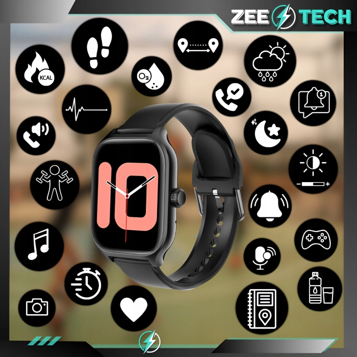 Smartwatch męski, damski Z28 - zegarek sportowy z możliwością prowadzenia rozmów (Szary)