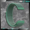 Pasek materiałowy, nylonowy do smartwatcha uniwersalny 20mm (Zielony)