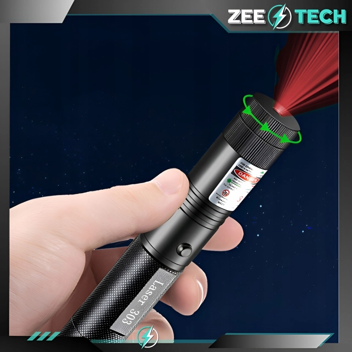 Wskaźnik laserowy Czerwony - Laser USB, Pointer, duży zasięg