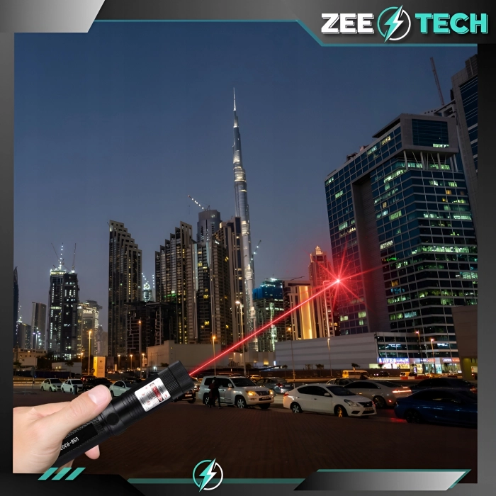 Wskaźnik laserowy Czerwony - Laser USB, Pointer, duży zasięg