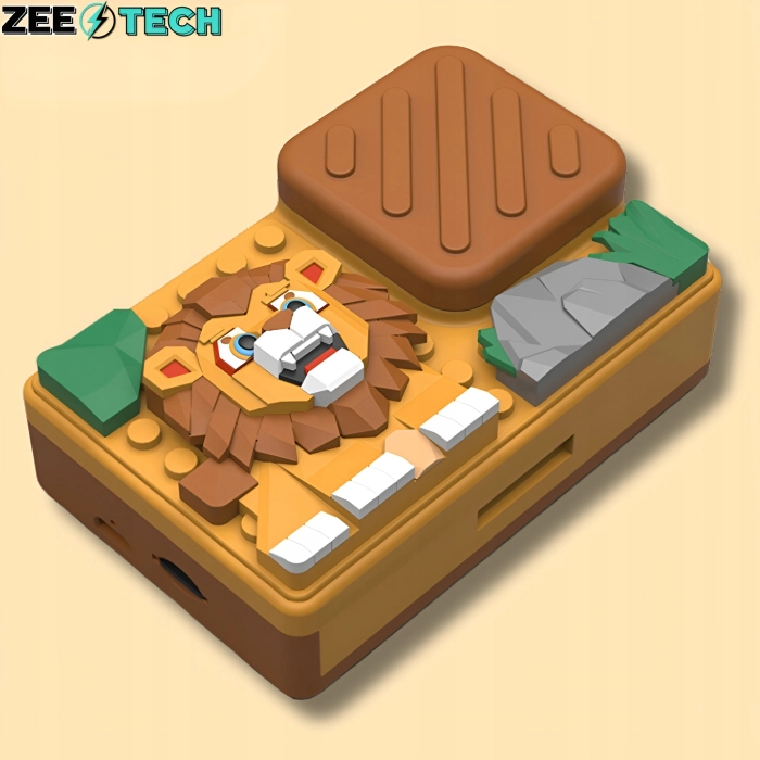 Aparat fotograficzny cyfrowy dla dzieci 40 mpx - Puzzle Lew + Karta 32 GB