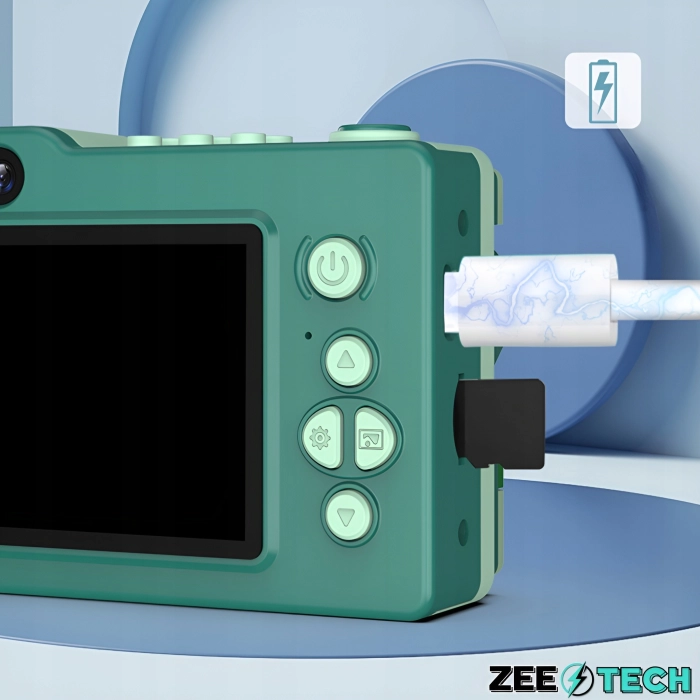 Aparat fotograficzny cyfrowy dla dzieci 40 mpx - Puzzle Dinozaur + Karta 32 GB