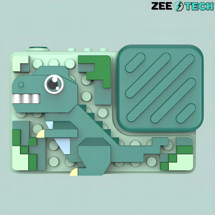 Aparat fotograficzny cyfrowy dla dzieci 40 mpx - Puzzle Dinozaur + Karta 32 GB