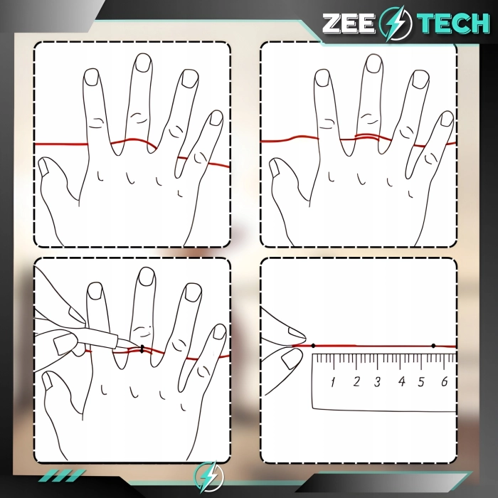 Smart ring Z6 - inteligentny pierścionek z pomiarem tętna i ciśnienia (Smartring Złoty #9)